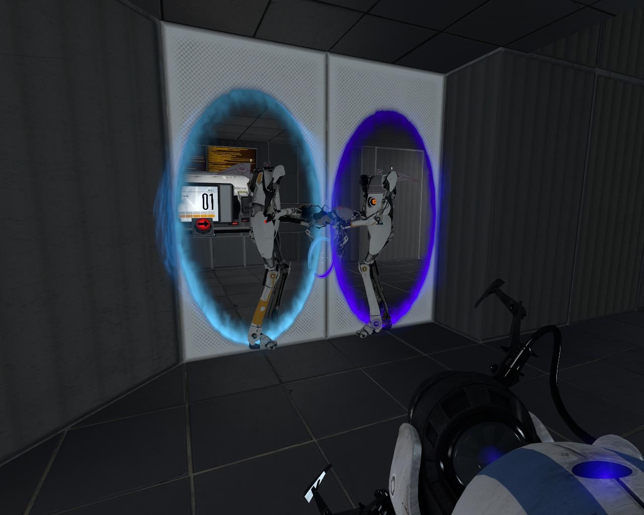Portal 2 за одним компьютером фото 88