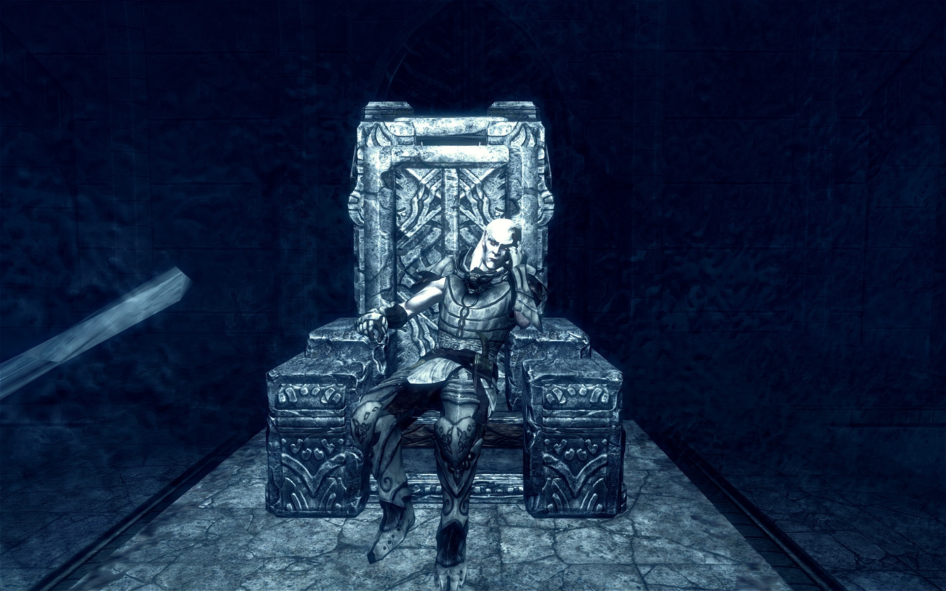 Каменный трон арт