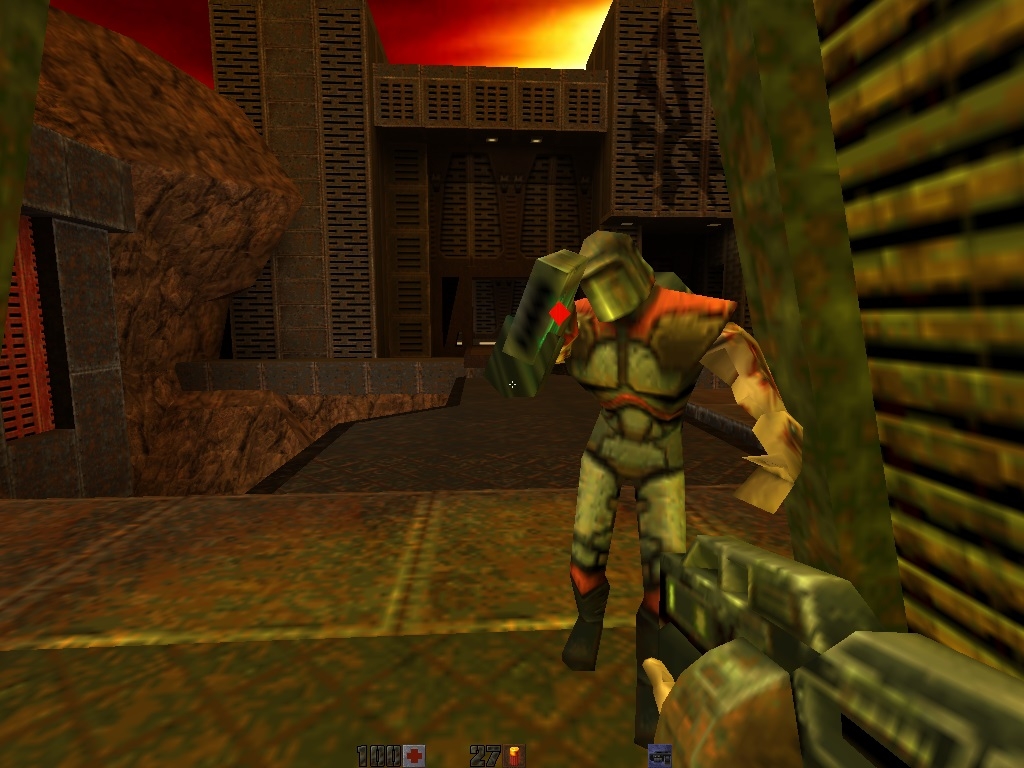 Quake 2 играть. Quake 2. Quake 2 Gunner. Quake 2 Enemies.