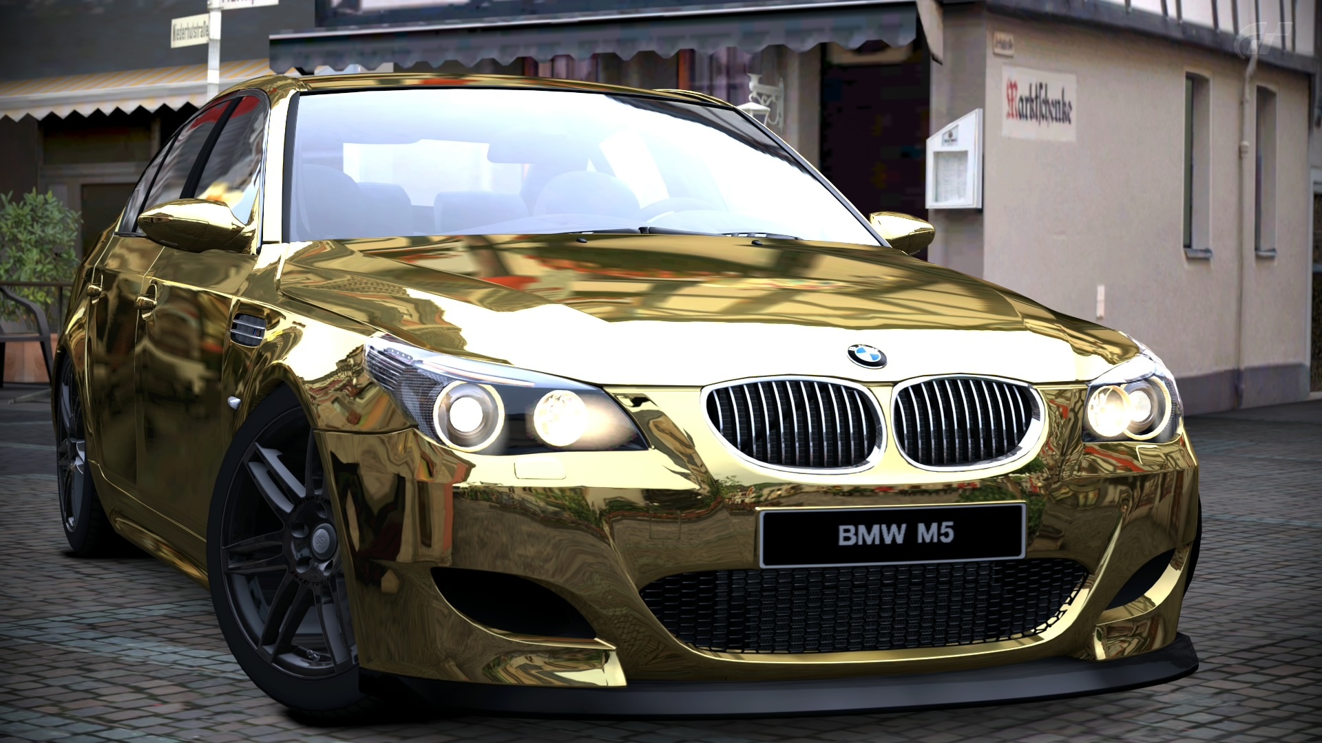 BMW e60 Золотая