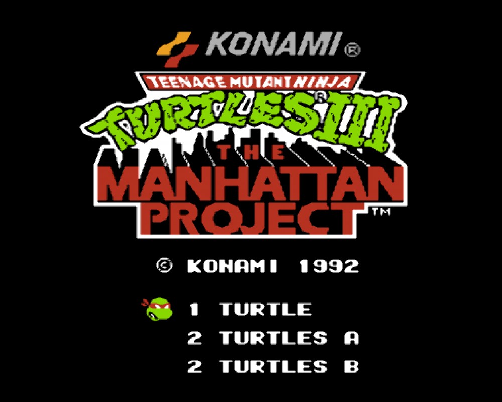 Teenage Mutant Ninja Turtles III: The Manhattan Project. 