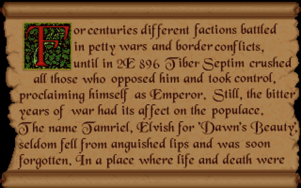 The Elder Scrolls: Arena